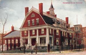 CHICAGO, IL Illinois    KENWOOD CLUB & Street View    1911 Postcard
