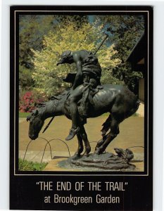 Postcard The End of the Trail Brookgreen Garden South Carolina USA
