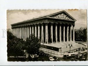 401388 FRANCE PARIS La Madeleine BUS CARS Vintage postcard