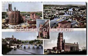 Postcard Old Albi (Tarn) La Basilique Ste Cecile View Tarn portal and canopy ...
