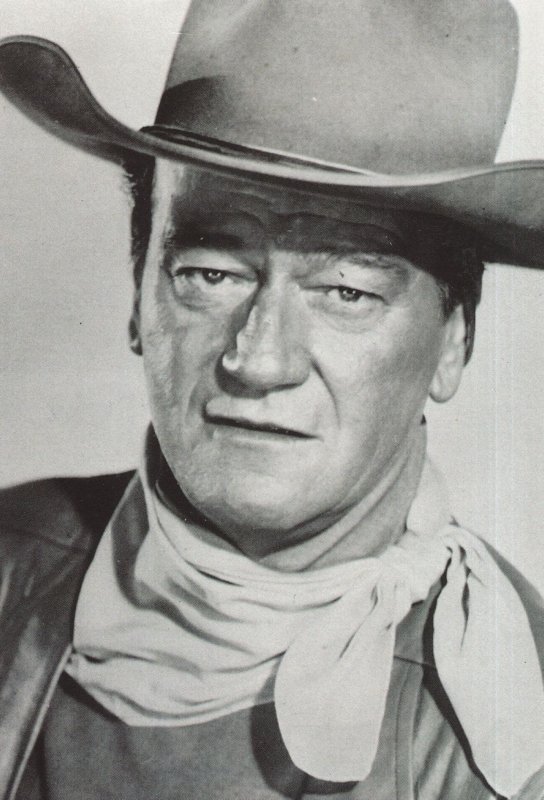 John Wayne Cowboy Western Film Photo Postcard