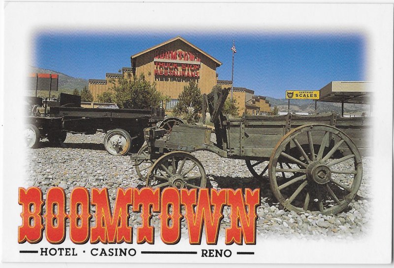 Boomtown Hotel & Casino Truck Stop & Restaurant Reno Nevada 4 by 6 card