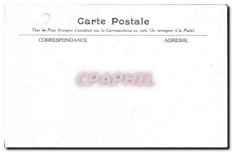 Old Postcard Paris Montmartre The Reverend Cabert sky