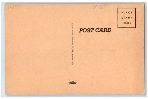 1940 United States Post Office Building Crete Nebraska Vintage Unposted Postcard