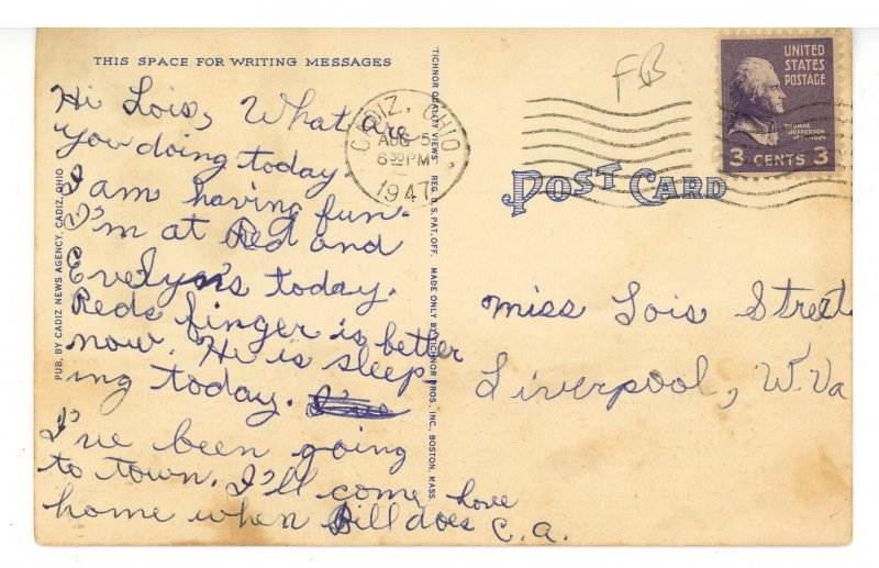 OH - Cadiz. General Custer Hotel