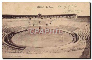 Old Postcard Beziers Les Arenes