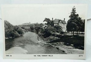 Old House by The River Teme Tenbury Wells Worcs Vintage Friths RP Postcard