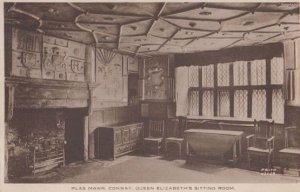 Plas Mawr Conway Queen Elizabeth II Elizabeths Sitting Room Postcard