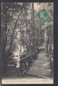 France Postcard - Bois De Vincennes - Une Passerelle     T9701