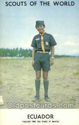 Ecuador Boy Scouts of America, Scouting Copyright 1968 Unused 