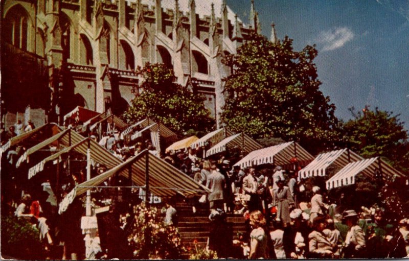 Washington D C The Washington Cathedral Annual Flower Mart 1957