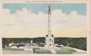 Iowa Des Moines Soldiers and Sailors Monument