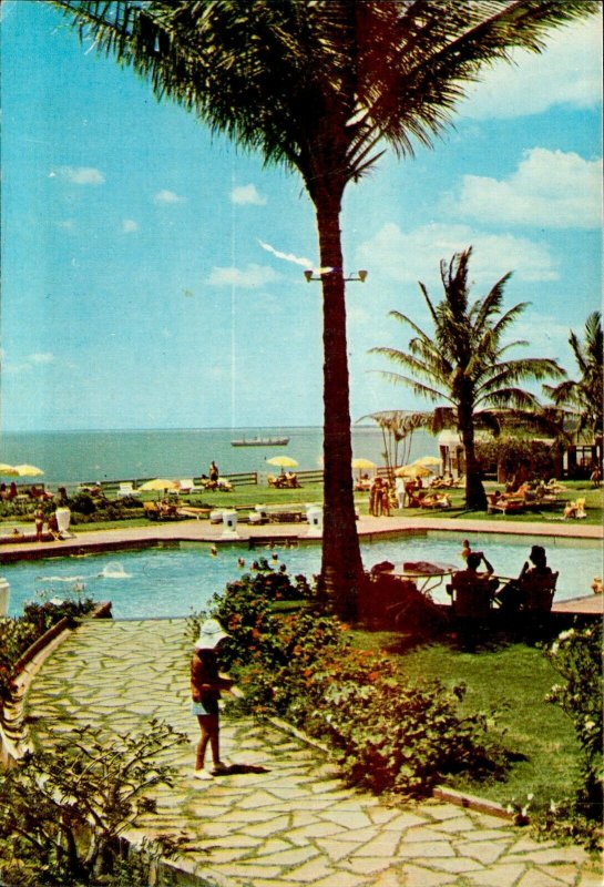 MIN0021 mozambique maputo polana hotel swimming pool 