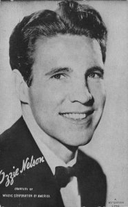 Ozzie Nelson Jazz Big Band Old Printed Signed Postcard