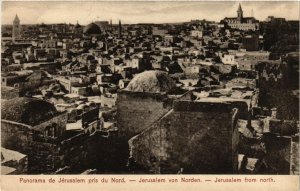 PC CPA ISRAEL, PALESTINE, JUDAISM, JERUSALEM, VIEW OF NORTH (b4892)