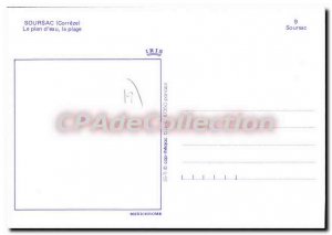 Postcard Modern Soursac The Stretch Of Water The Beach