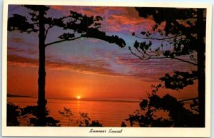 Postcard - Summer Sunset - Minnesota