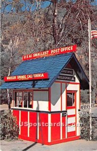 Post Office - Wheeler Springs, California CA  