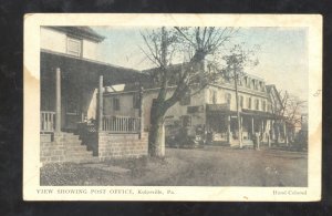 KULPSVILLE PENNSYLVANIA PA. U.S. POST OFFICE VINTAGE POSTCARD