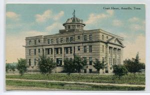 Court House Amarillo Texas 1910s postcard