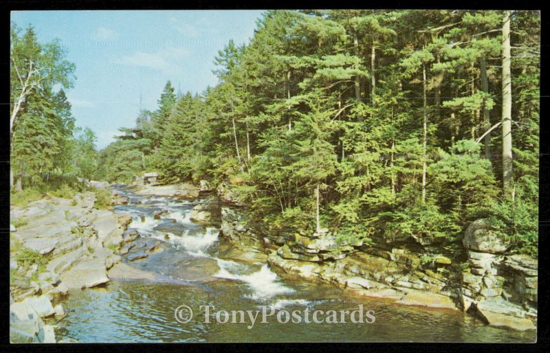 Lower Falls of the Ammonoosuc - Bretton Woods and Twin Mountain