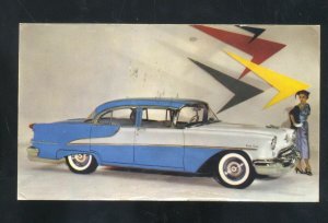 1956 OLDSMOBILE NINETY EIGHT JEFFERSON CITY MISSOURI ADVERTISING POSTCARD