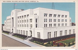 NORFOLK, Virginia, 1930-1940s; New Federal Building And Post Office