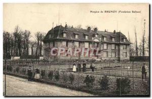 Old Postcard Hospice Foundation Brunoy Balkaas