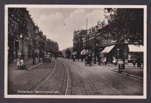 Vintage Postcard Netherlands Rotterdam Benthuizerstraat