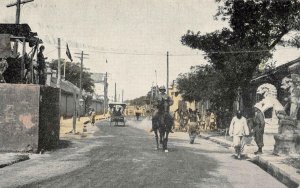 Legation Street, Peking CHINA Street Scene Beijing ca 1910s Vintage Postcard