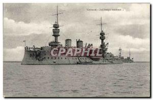 Old Postcard Boat Jaureguiberry War Breastplate