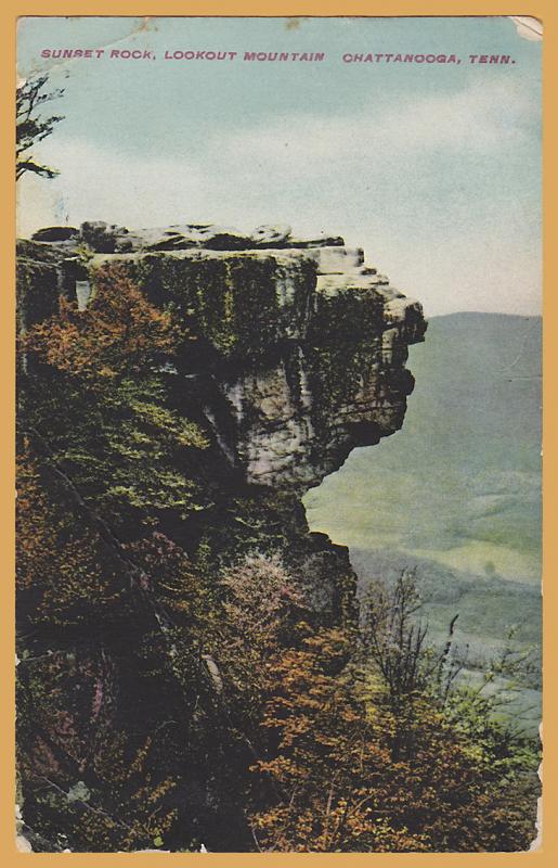 Chattanooga, Tenn., Sunset Rock, Lookout Mountain - 1909