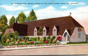 Michigan Royal Oak Shrine Of The Little Flower Exterior View