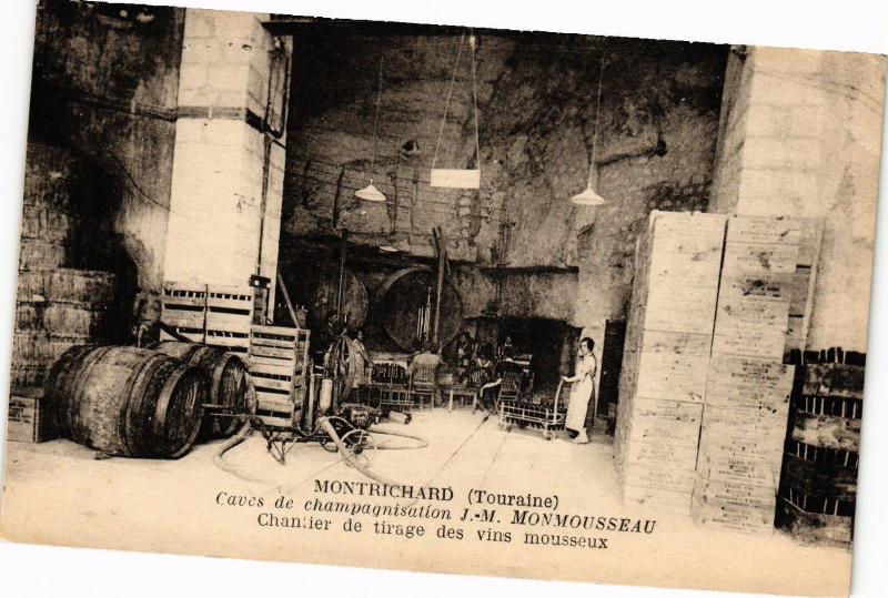 CPA MONTRICHARD (Touraine) - Caves de Champagnisation J.M. Momosseau (208495)