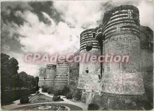 Postcard Modern Angers (M and L) The castle (XIII century) in the South West ...