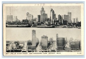 Vintage River Front, Detroit, Mich. Postcard F103E