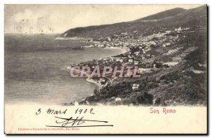 Postcard Old San Remo