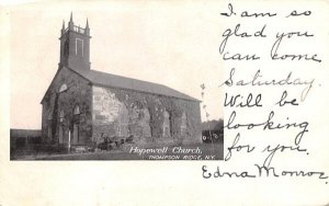 Hopewell Church Thompson Ridge, New York Postcard