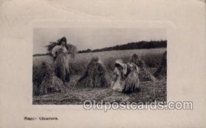 Happy Gleaners Farming 1910 light crease top edge, light corner wear, postal ...