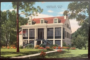 Vintage Postcard 1949 The Longfellow House, Pascagoula, Mississippi