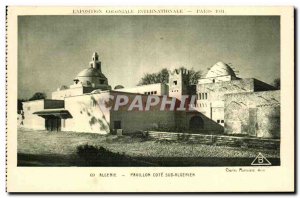 Postcard Old Paris International Colonial Exposition in 1931 Algeria Pavilion...