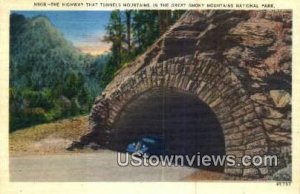 Tunnels Mountains - Great Smoky Mountains National Park, Tennessee TN  