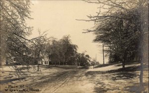 West Granville MA Main St. c1910 Real Photo Postcard