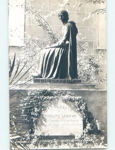 Pre-1942 rppc EVANGELINE STATUE St. Martinville Louisiana LA HM3477