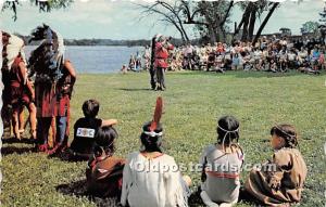 Chief Poolaw, Famous Moose Call Indian Island, Maine, ME, USA Indian Postcard