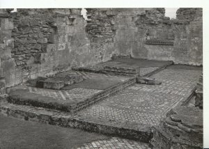 Yorkshire Postcard - Byland Abbey - Tiled Floors in Chapels - Ref 18347A