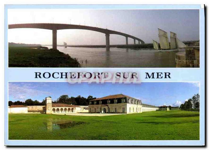 Modern Postcard Rochefort sur Mer Charente Viaduct spanning the Royal rope fa...