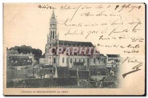 Chateauneuf sur Cher - The Church - Old Postcard