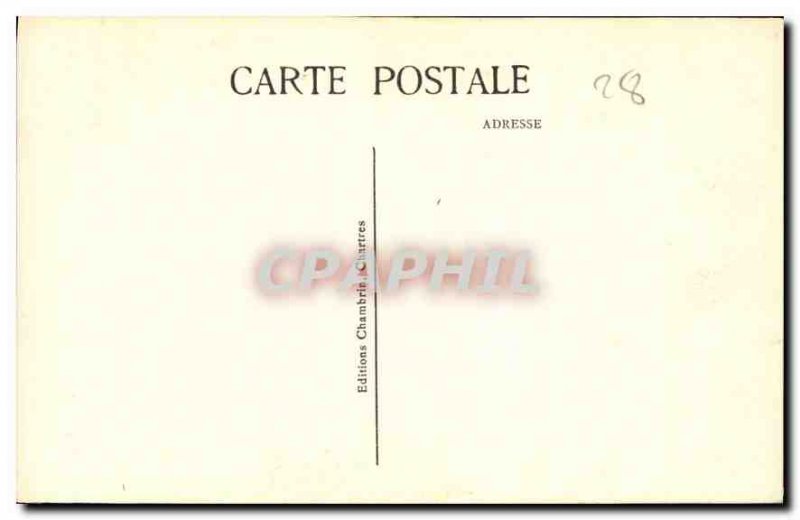 Postcard Old Cathedral of Chartres Royal Portal XII century music