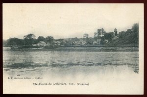 h1603 - STE. EMILIE DE LOTBINIERE Quebec PC 1900s Waterfront Houses by Garneau